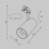Трековый трехфазный светильник Maytoni Focus Led TR197-3-30WCCT-M-W