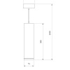 Подвесной светильник Eurosvet Topper DLR023 12W 4200K хром матовый
