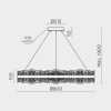 Подвесной светильник Modestyle MS.9525.800 BK
