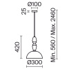 Подвесной светильник Freya Tela FR2061PL-01BS3