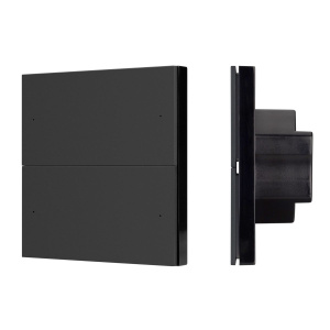 Кнопочная панель Arlight SMART DALI-301-22-4K-D2-IN Black (BUS, Frameless) (IARL, IP20 Пластик) 060976