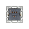Механизм выключателя двухклавишный непроходной Arlight SWT-MK02-PL-BK (250V, 16A) 043725