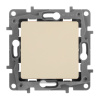Выключатель кнопочный одноклавишный Legrand Etika 6A 250V слоновая кость 672314