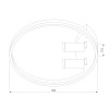Потолочная люстра Eurosvet Luminari 90247/3 белый/хром Smart