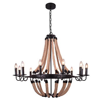 Подвесная люстра Arte Lamp Marsiglia A8956LM-12BK