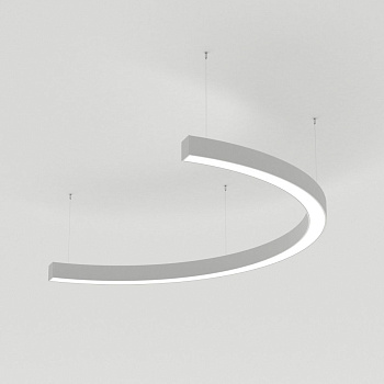 Подвесной светильник Arlight SP-LINE-HANG-ARC-C3535-D800-28W Warm3000 (WHITE, 230V) (Металл) 034017(2)