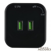 Трековая розетка Arte Milano Am-track-sockets 380022TS/USBx2 Black