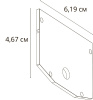 Внешняя заглушка для магнитного шинопровода Arte Lamp Linea-Accessories A483206E