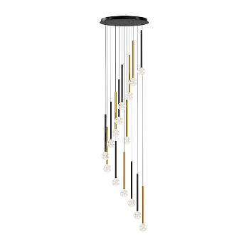 Каскадная люстра Maytoni Bubble dream MOD383PL-L40BBS3K