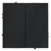 Проходной переключатель двухклавишный Voltum S70 VLS020307 (графит)