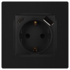Розетка со шторками с USB type-A+C Эра 12-4108-05 Б0067707