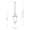 Уличный подвесной светильник Elstead Lighting Baltimore BT8-M