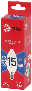 Лампа светодиодная Эра RED LINE LED B35-15W-865-E14 R 15Вт свеча Б0070091