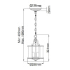 Подвесной светильник Hinkley Gentry HK-GENTRY-P-S-PN