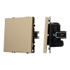Выключатель перекрёстный 1 кл софт-тач золотой песок Arlight SWT-MKX1-SFPL-GD (250V, 10A) 054250(1)