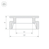 Профиль Arlight HR-2000 ANOD 019190
