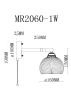Спот MyFar Natalie MR2060-1W