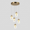 Подвесной светильник Eurosvet Palm 201056 LED латунь a072230