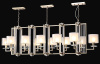 Подвесная люстра Crystal Lux NICOLAS SP12 L1600 GOLD/WHITE