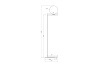 Торшер Garda Decor K2GF-825BR