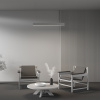 Линейный подвесной светильник Maytoni Technical 4000K 35x67 (Серебро, 1 м) LL312036