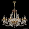 Подвесная люстра Bohemia Ivele Crystal 5402/10/300 G Amber/M-1H