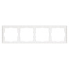 Рамка пластиковая Arlight FRM-NOBE-SFPL-4-WH 054223