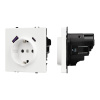 Розетка зк со шторками с USB тип А+С софт-тач белый кварц Arlight SCT-MUAC-SFPL-WH (250V, 16A) 054284(1)
