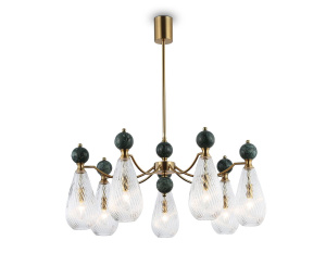 Люстра на штанге Ambrella Light High Light Ceramo Modern LH53293