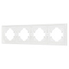 Рамка пластиковая на 4 поста Arlight FRM-TENDO-SFPL-4-WH 054656
