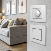 Выключатель одноклавишный Arte Milano SET16-1-30-1 silver