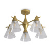Люстра на штанге Freya Blissa FR5588CL-05BZ