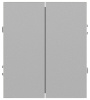 Переключатель Эра Arktik 16-1106-03 двойной 10АХ-250В алюминий Б0070366