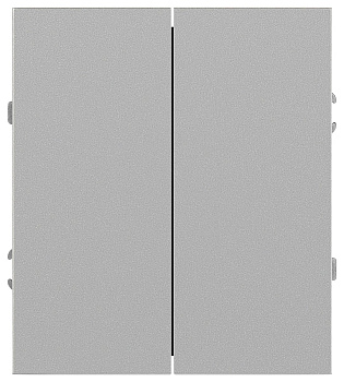 Переключатель Эра Arktik 16-1106-03 двойной 10АХ-250В алюминий Б0070366