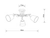 Потолочная люстра Arte Lamp Glassy A5078PL-3BK