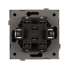 Механизм выключателя одноклавишный перекрёстный Arlight SWT-TENDO-MKX1-PL-BK (230V, 10A) 054055