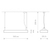 Подвесной светильник Nowodvorski Soft Led 90x20 7545