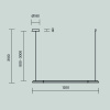 Подвесная люстра Maytoni Plume MOD340PL-L20BS3K