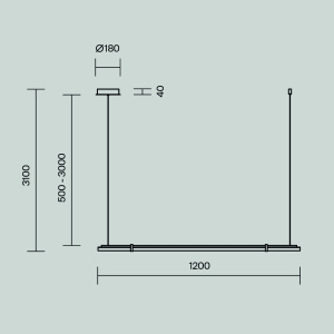 Подвесная люстра Maytoni Plume MOD340PL-L20BS3K