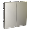 Выключатель двухклавишный с подсветкой Voltum S70 VLS020204 (шелк)