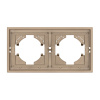 Рамка пластиковая на 2 поста Arlight FRM-TENDO-PL-2-GD 053842