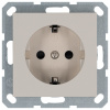 Розетка SHUKO с защитными шторками 16A 250V 2P+T, цвет Тауп Jasmart G5501T