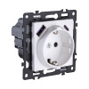 Розетка штепсельная SCHUKO 16A/250 В с USB A+C 20W, белый Kollinger Asthetik AS-016WH
