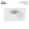 Встраиваемый светильник Arte Lamp Helm A2868PL-1WH