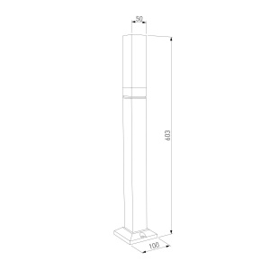 Ландшафтный светильник Elektrostandard 1537 TECHNO LED 3000K чёрный 4690389219214 a072069