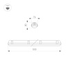 Потолочный светильник Arlight ALT-DALLAS-L550-20W Day4000-MIX (WH, 120 deg, 230V) (IP66 Пластик) 056910