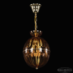 Подвесной светильник Bohemia Ivele Crystal 5480/22 G Amber/M-1H