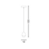 Подвесной светильник DeLight Collection Terrene MD13003023-1A chrome