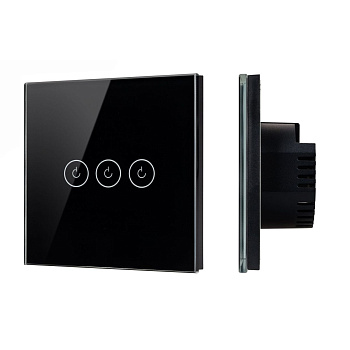 Выключатель сенсорный Arlight SWT-OMALI-S03-ZB-BK (250V, 10A, Zigbee) 050046