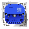Розетка с USB, А+А Voltum S70 VLS040404 (шелк)